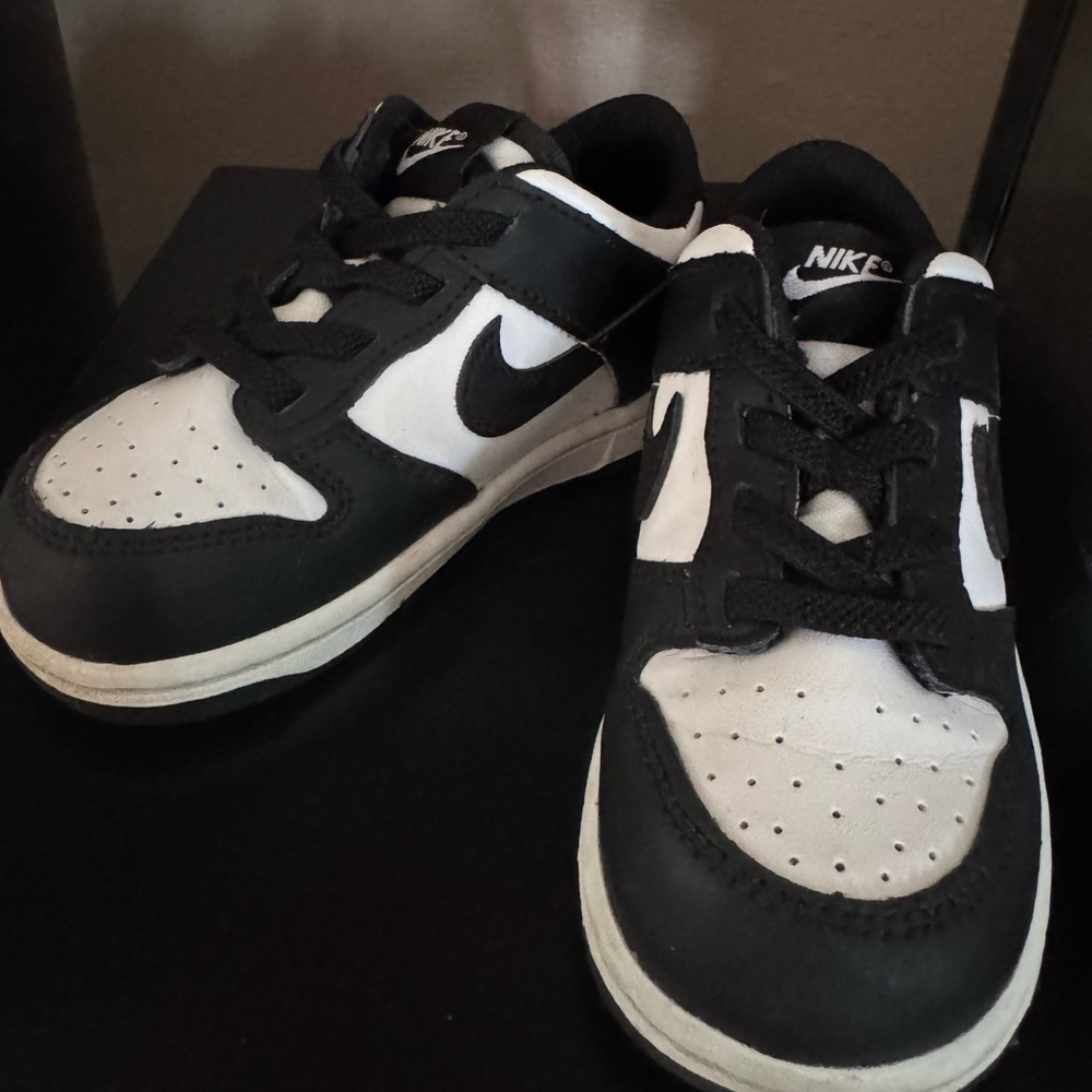 Nike Black and White Low-Top Sneakers